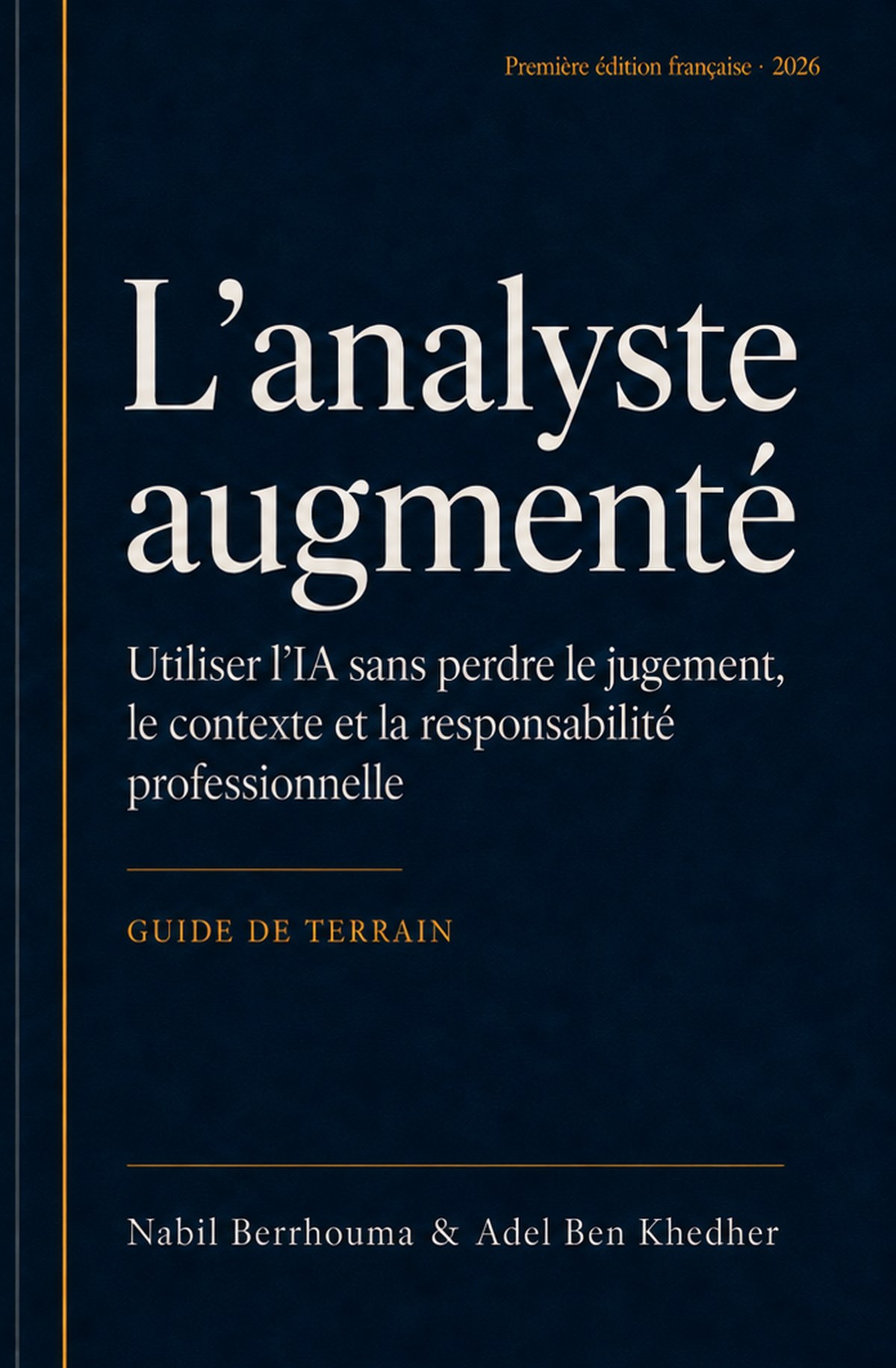 Couverture du livre L'Analyste Augmenté
